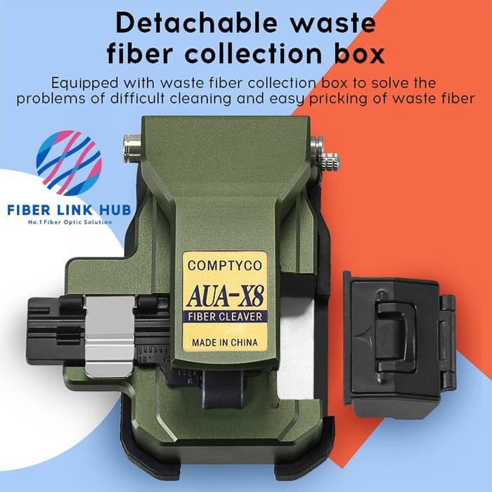 

Fiber Cleaver AUA-X8 COMPTYCO Automatic One Press Cut Sekali Press Potong Otomatis