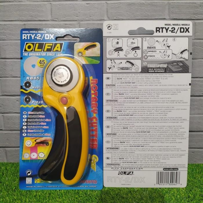 

OLFA RTY 2DX Rotary Cutter 45mm RTY-2/DX