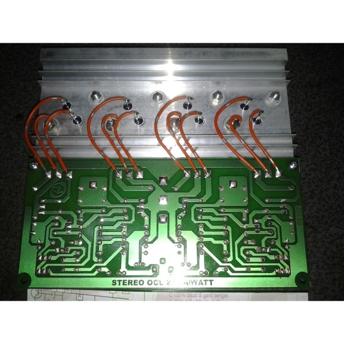 (Expert) Kit Power Stereo 150watt OCL tr Toshiba Tipe076