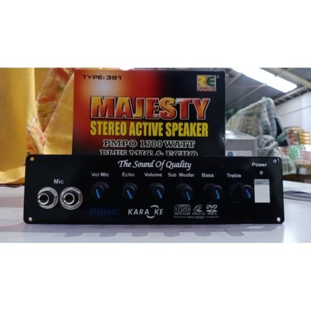 (Expert) Kit aktif speaker echo subwoofer majesty