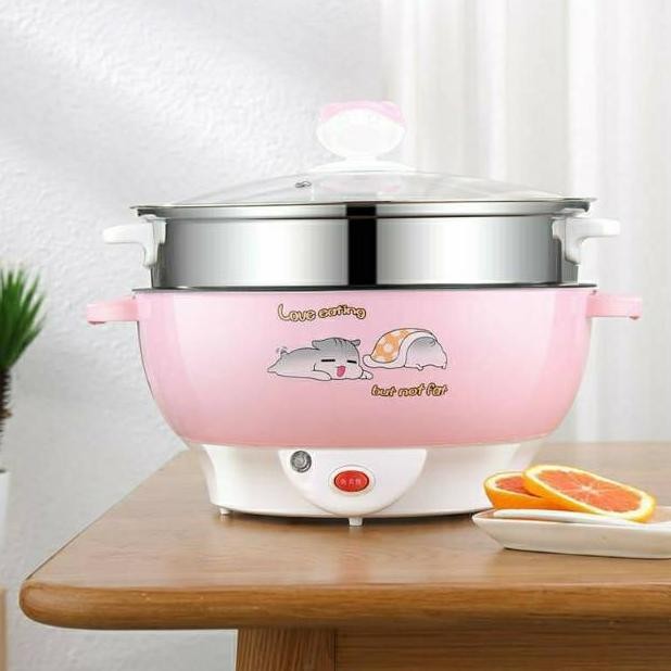 Terbaruuu Panci Listrik Keramik Serbaguna 2,2L/Panci Elektrik