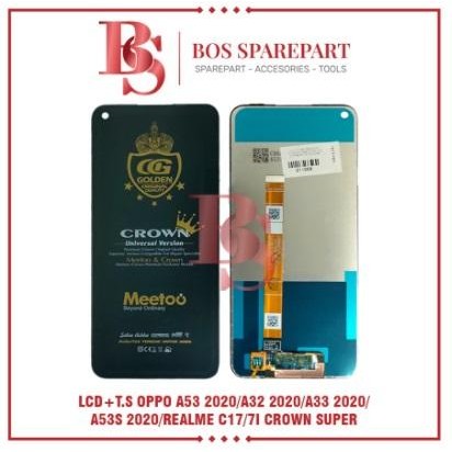 Termurah LCD TOUCHSCREEN OPPO A53 2020 / A32 2020 /A33 2020/REALME C17/7I BLACK