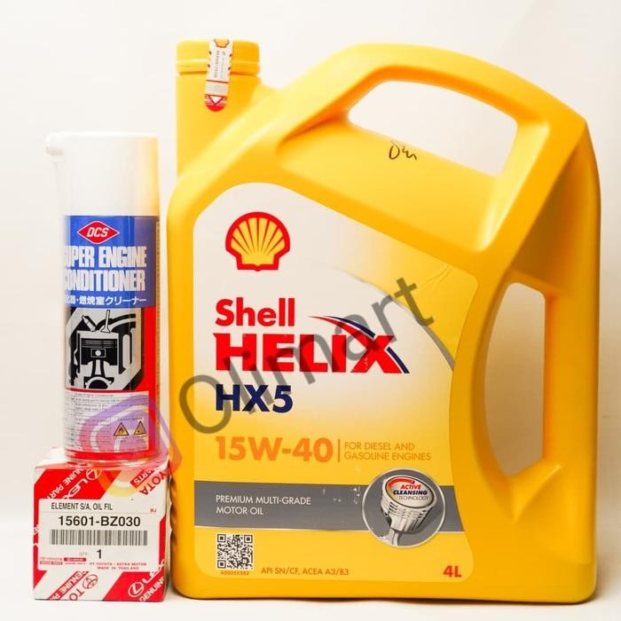 Oli Shell Helix Hx5/ Oli Shell /Oli Filter Ayla Agu Calya Sigra