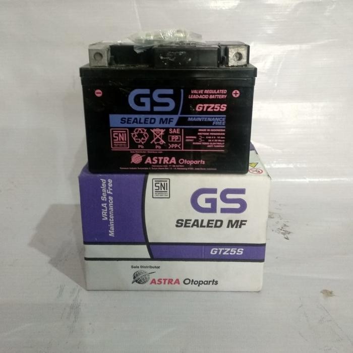 Aki Motor Gtz5S Gs Astra Original Gs Astra