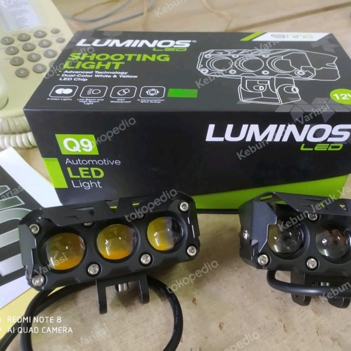 Lampu Tembak Laser Sql3 Mata Q9 Nine Hilo 3 Lensa Luminos Led Q9 1 Pc