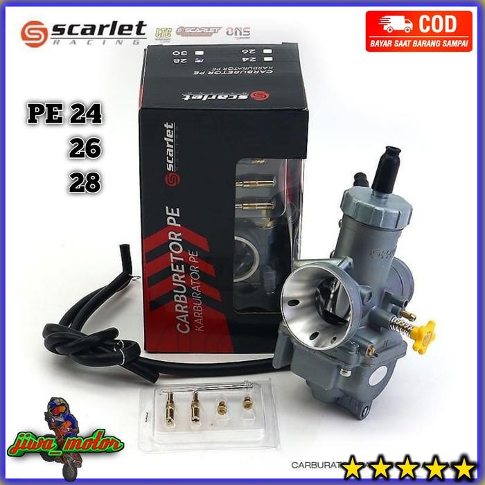 karbu pe 24 26 28 scarlet racing original bonus main jet pilot jet