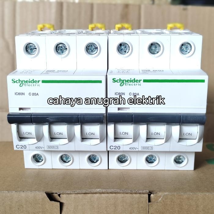 Mcb Ic60N 6A/10A/16A/20A 3 Phase Mcb Ic60N 6A 10A 16A 20A 3P Mcb Ic60N Schneider