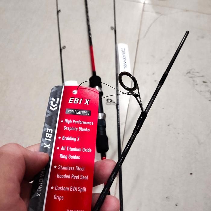 Joran Pancing Daiwa Ebi X 502 Atau 562 Ulxs 150 Cm Atau 165 Cm Carbon