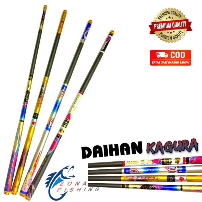 Joran Tegek Daihan Kagura Full Carbon 360/450/540 Cm