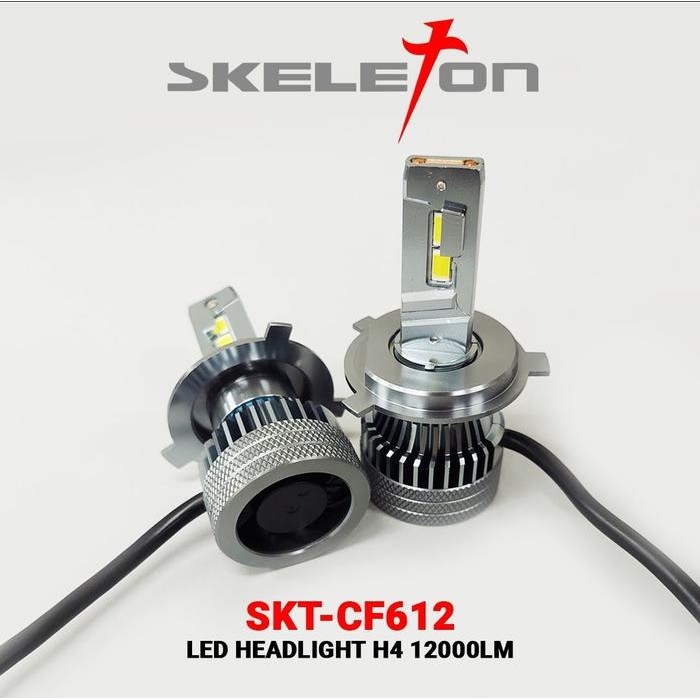 Lampu Led Mobil Skeleton Cf612-100 Watt-12000Lm-H4, H11, H7, Hb3, Hb4