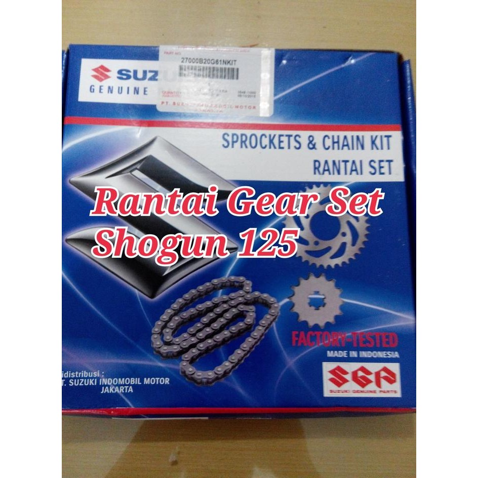 RANTAI GEAR SET SHOGUN 125 (ORI SGP)