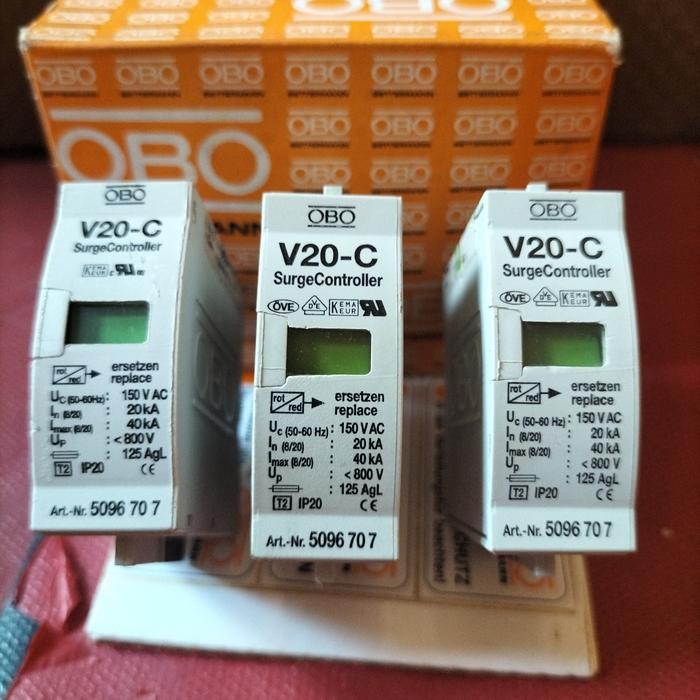 MODUL ARESTER OBO V20-C 150V AC