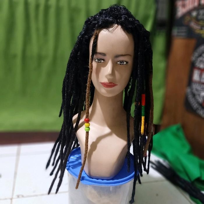 PREMIUM WIG RAMBUT GIMBAL TOPI GIMBAL bahan sintetis