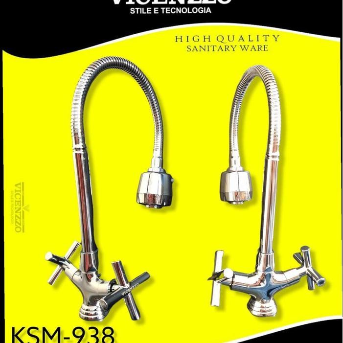 PREMIUM kran cuci piring panas dingin/kran angsa panas dingin