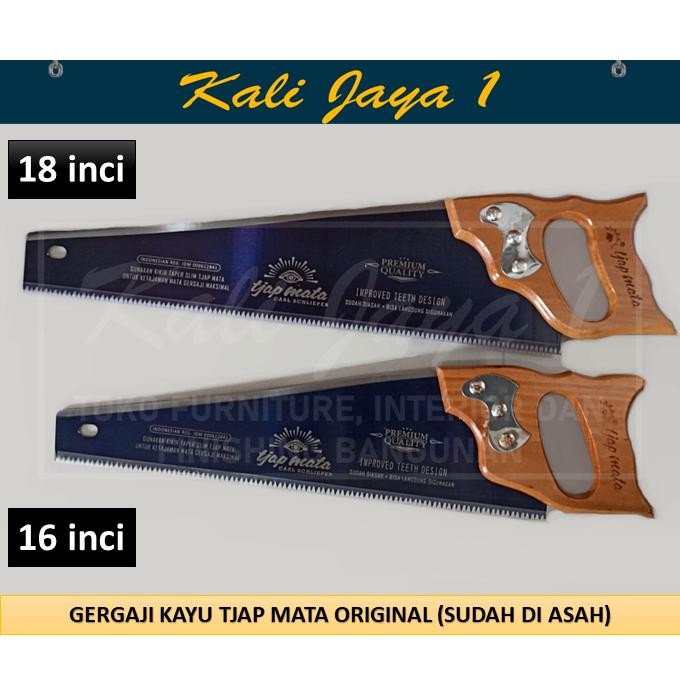 PREMIUM Gergaji Kayu Cap Mata Asli 16 inci, 18 inci / Handsaw No.177