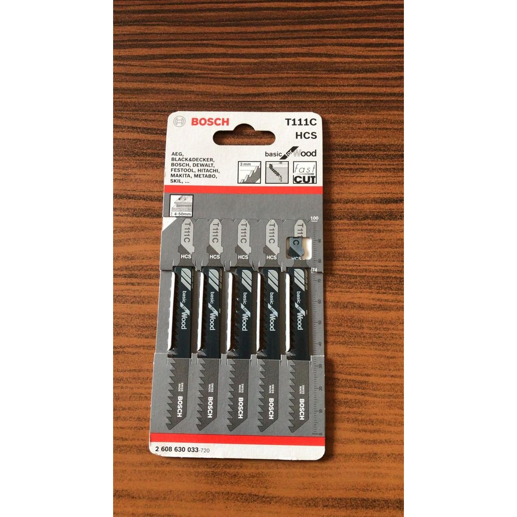 PREMIUM MATA JIGSAW/MATA GERGAJI KAYU BOSCH / STAMVICK/TRIPLEK KAYUJIGSAWBLADE