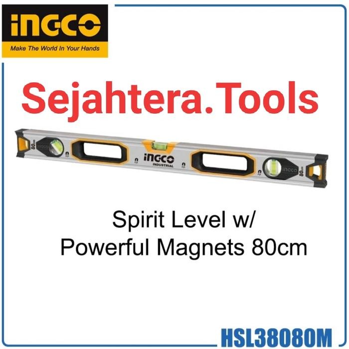 PREMIUM INGCO 80cm Waterpass Magnet waterpass 80 cm Heavy Duty