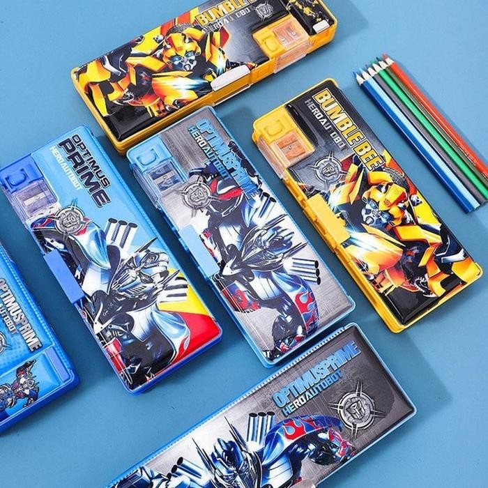 

Kotak Pensil Anak Laki Laki Kode Sandi Pencil Case Tempat Pensil Transformer Password Magnet tempat