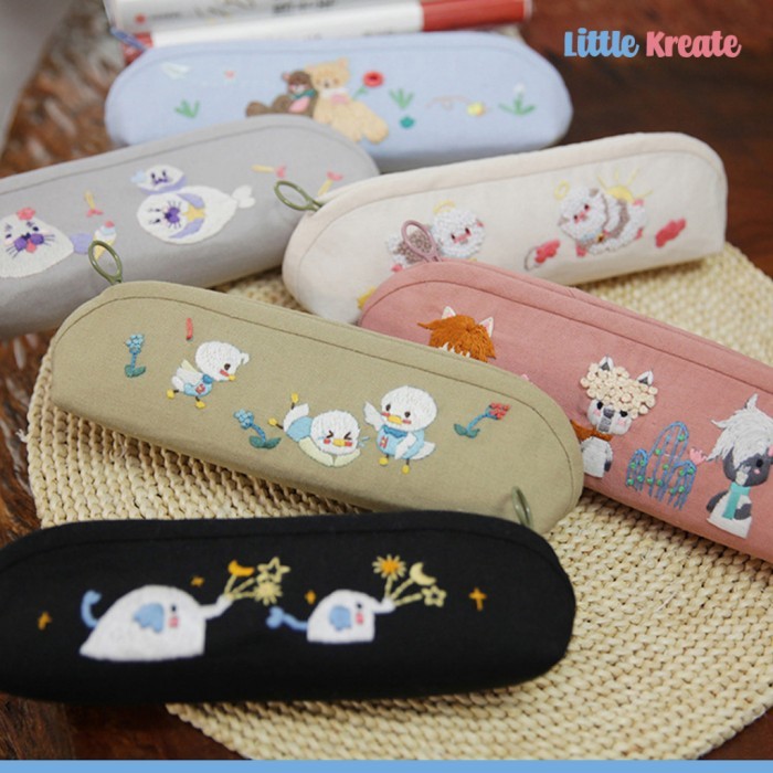 

EG#106 DIY Sulam Kotak Tempat Pensil Hand Embroidery Pencil Case
