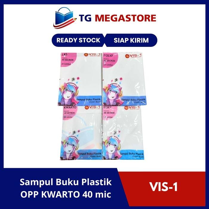 

Sampul Buku Plaik VIS1 OPP KWARTO 40 mic