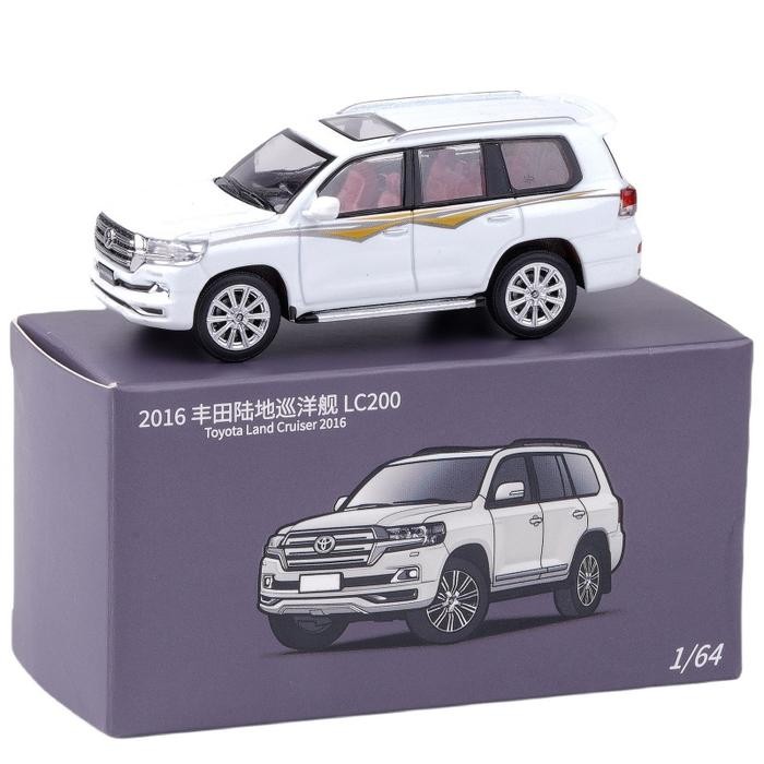 JKM 1/64 Toyota Land Cruiser 2016 LC200 OEM Diecast Mobil