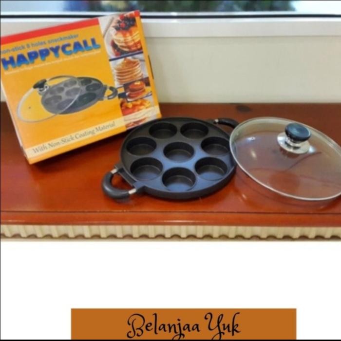 

Cetakan Martabak Mini 8 Lubang Datar Teflon Kue Lumpur Happy Call Gratis Ongkir