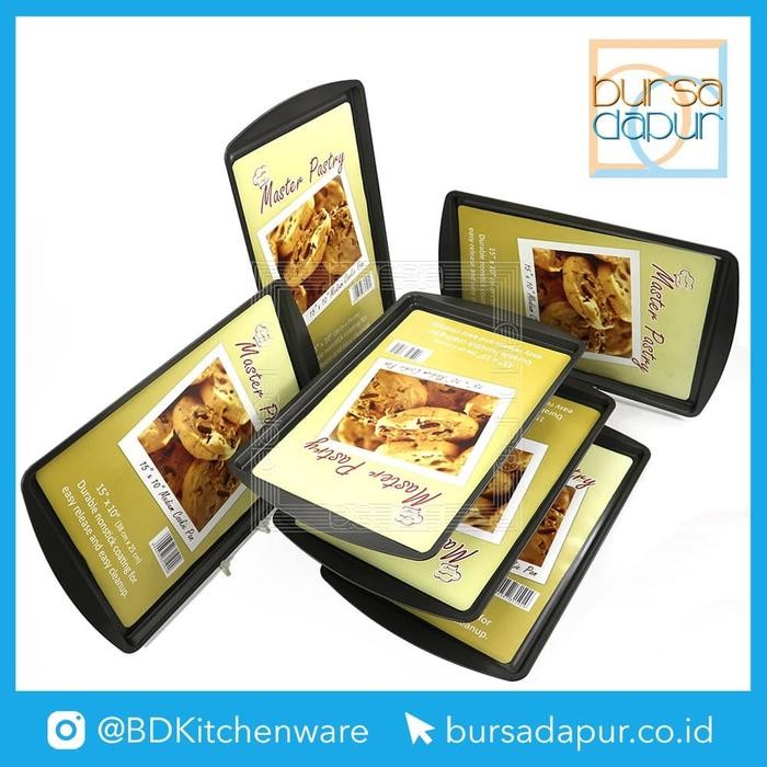 

Loyang Kue Anti Lengket / Master Pastry Cookie Pan L 17"X11" - 6Pc Gratis Ongkir