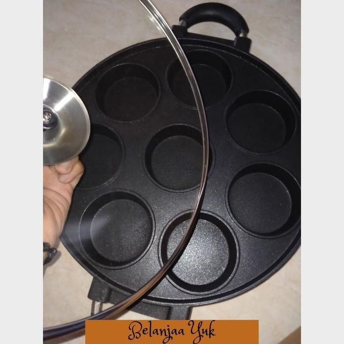 

Cetakan Martabak Mini / Kue Lumpur 8 Lubang Datar Teflon Happy Call Gratis Ongkir