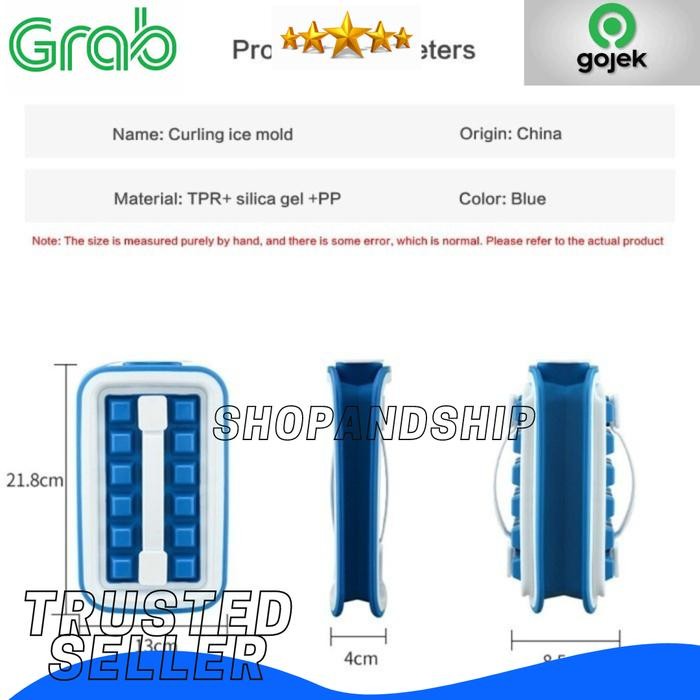 

Ice Cube Tray Bottle Cetakan Bola Es Batu Anti Tumpah Praktis Gratis Ongkir
