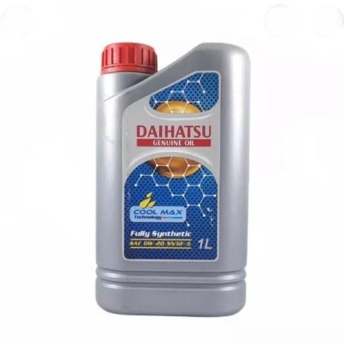 Oli Daihatsu Full Syntetic 0W 20 Original Daihatsu Kemasan: 1 Liter
