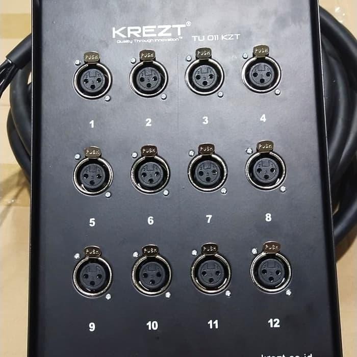 Kabel Snake Isi 12 Komplit + Box Snake Krezt Dan Conektornya 1 Meter