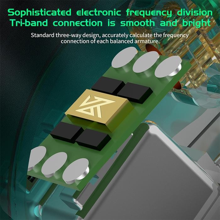 Kz As16 Metal In Ear Earphone 8 Ba With C