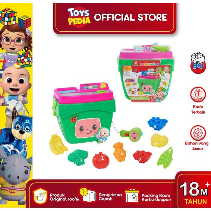 PROMO / TERMURAH Mainan Anak Cocomelon Veggie Fun Learning Basket Toys TERBAIK