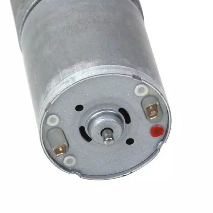 Motor Dc Gearbox Gear Box Torsi Tinggi 25Mm 280Rpm 12V Dc Bahan Baja