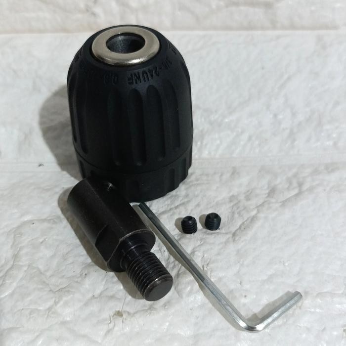 1Set Diy Bor Tangan Chuck Keyless 0.8-10Mm Mata Bor Motor Dc Dinamo