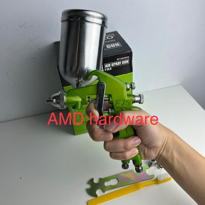 TEKIRO JAPAN SPRAY GUN F75 G TABUNG ATAS SPET SEMPROTAN CAT KOMPRESOR