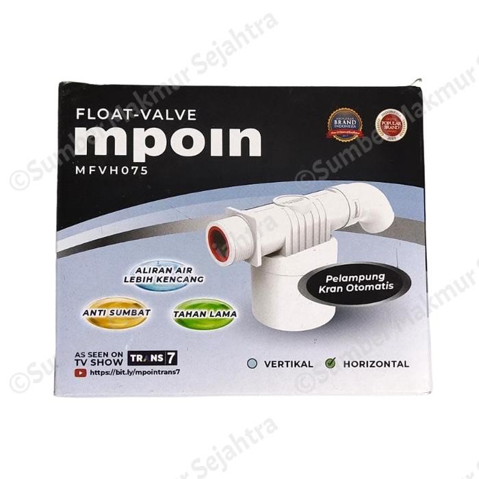 PELAMPUNG OTOMATIS KRAN TOREN AIR MPOIN FLOAT VALVE HORIZONTAL