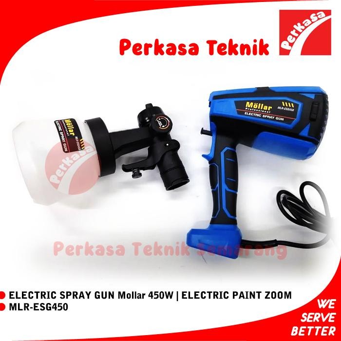 SPRAY GUN ELEKTRIK MOLLAR ESG450 SPRAYGUN/SPET CAT LISTRIK THINNER
