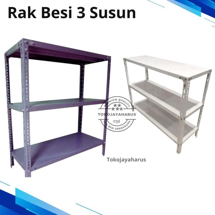 RAK BESI SIKU 3 SUSUN SERBAGUNA