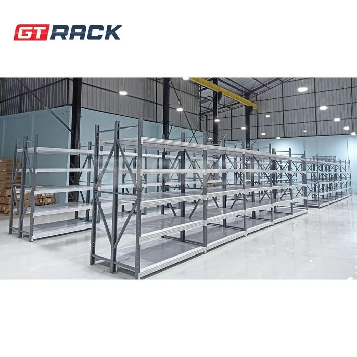 RAK BESI 300KG 4 TINGKAT 2 METER RACK GUDANG SUSUN KOSMETIK SPAREPART