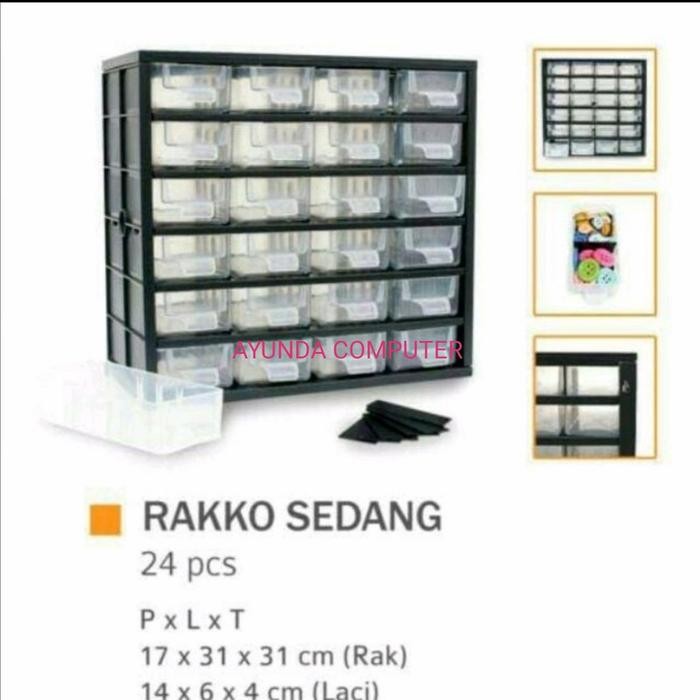 RAKKO RAK KOMPONEN ISI 30 RACCO RAK IC RAK BAUT RAK KOMPONEN TERMURAH