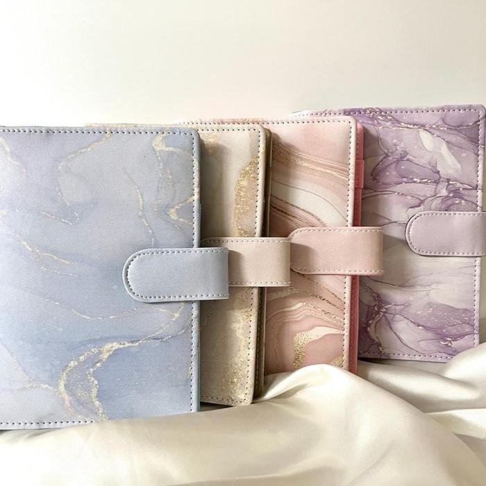 

Binder/Paket Nabung Marble A6 6ring FREE PULPEN