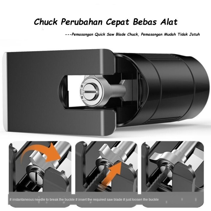 Bor Daya Bor Listrik Dimodifikasi, Gergaji Listrik Bolak-balik