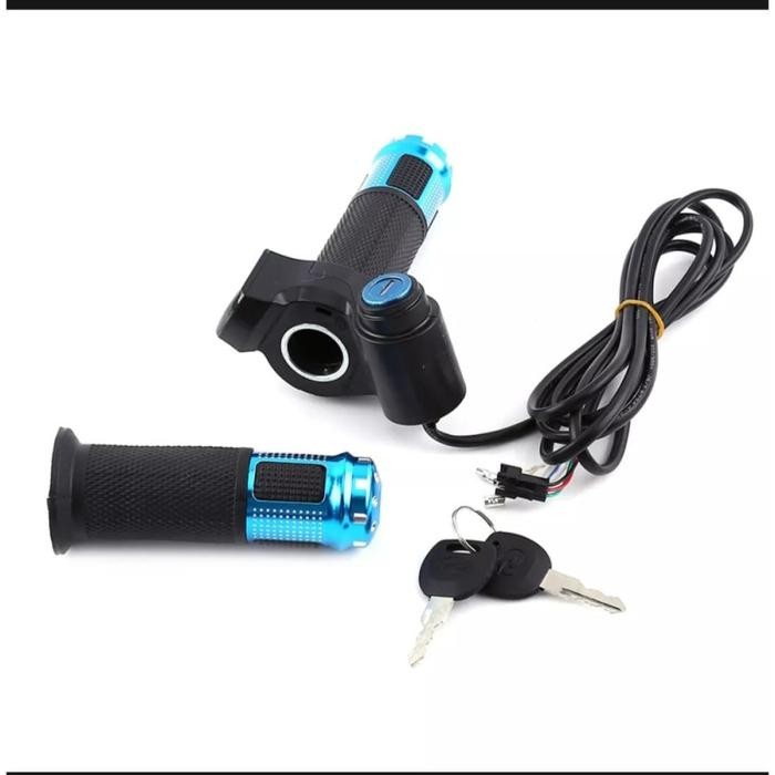 Kit Sepeda Listrik Motor Brushed 24V 500W Dc Throttle Gas Kontroler