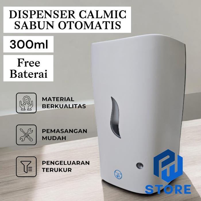 BEST SELLER Dispenser Calmic Sabun Cuci Tangan Otomatis Free Baterai