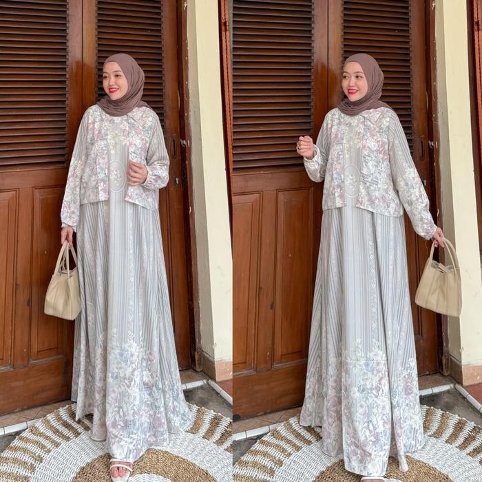 Joley Cloth - New Arrival Rosaline Lionel Richie Otfit Kondangan Elegant Gamis Musilmah Motif