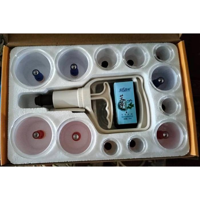 Ready- Alat Bekam Isi 12 Hwato / Kop Angin 12 Kop Hwato