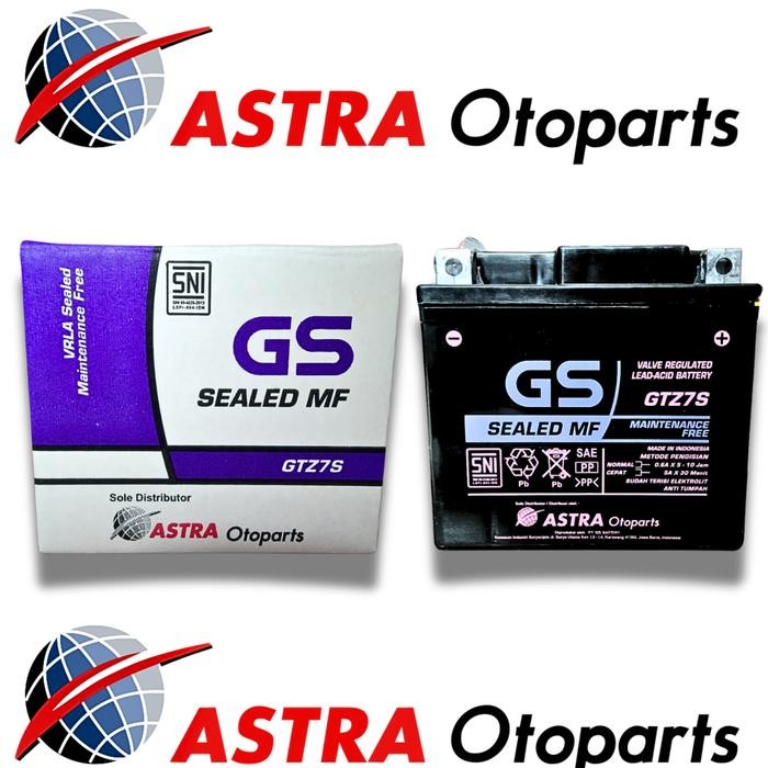 AKI ORIGINAL MOTOR SATRIA FU 150 GS ASTRA GTZ7S MF AKI KERING