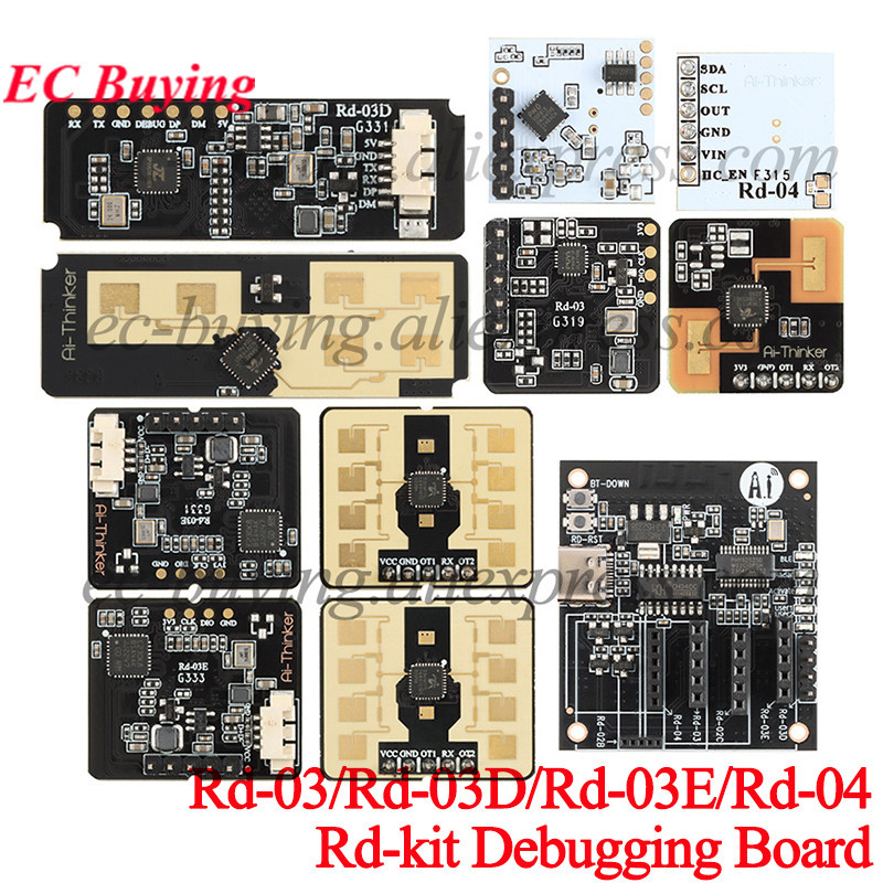 IMPORT RD-03 RD-03D RD-03E RD-04 RD-KIT 24G 10G RADAR SENSOR HUMAN BODY MOVEMENT PRECISION RANGING