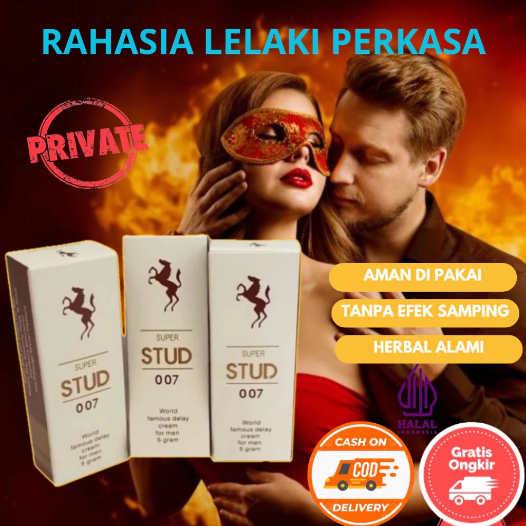 Stud 007 Cream 100% Original Obat Kuat Pria Tahan Lama Oles Ampuh